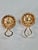 14k Yellow Gold Vintage Mabe Pearl Button Earrings, Mid-20th Century For Sale In Tampa - Image 6 of 8