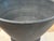 Late 20th Century Signed Studio Pottery Matte Black Wabi-Sabi Footed Bowl For Sale - Image 14 of 14