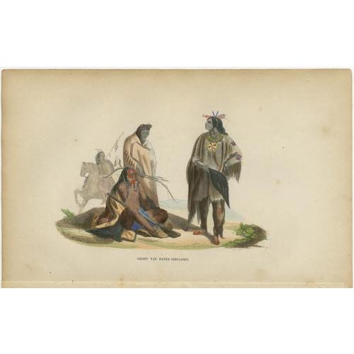 European School Artist, Indigenous Peoples of the Americas, 1852, Print, Set of 10 For Sale - Image 4 of 13