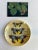 English Decoupage Butterfly Plate & an Acrylic Painting of a Butterfly For Sale - Image 3 of 7