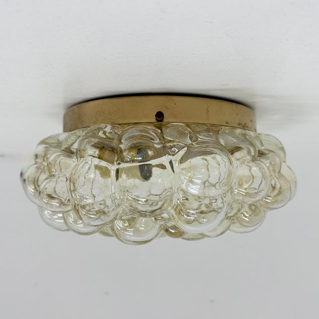 Gold Bubble Glass Ceiling Lamp from Helena Tynell, Germany, 1970s For Sale - Image 8 of 16