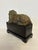 Wood Vintage Austin Productions Sleeping Lion Sculpture on Wooden Base For Sale - Image 7 of 8