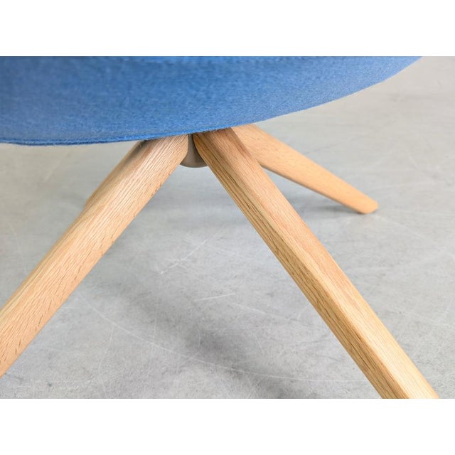 Blue Desk Chairs by Christophe Pillet Dunas for Inclass, Set of 3 For Sale - Image 10 of 11