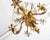 Italian Hollywood Regency Gilt Tole Lily Four-Light Chandelier, 1960s For Sale - Image 10 of 13