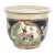 Vintage Small Hand Painted Chinese Planter With Gold Details For Sale