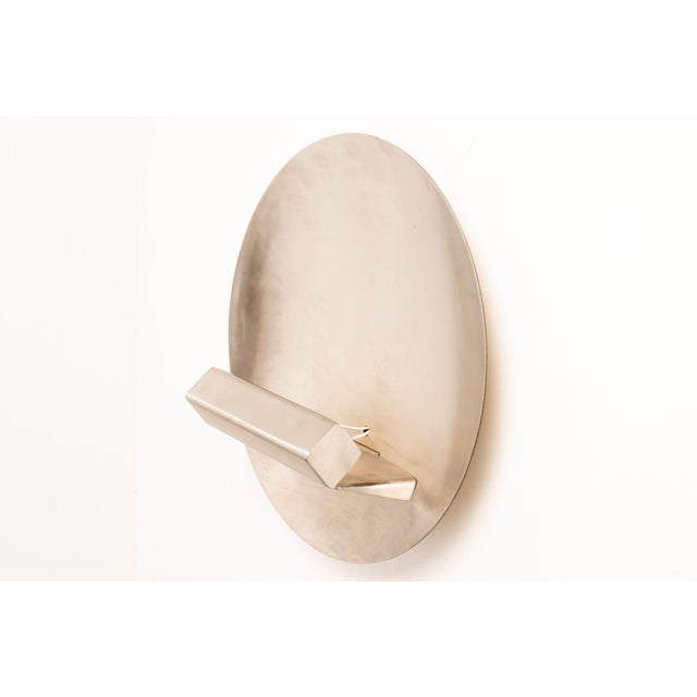 Vintage French Stainless Steel Wall Light by Maria Pergay, 1970s For Sale - Image 15 of 18