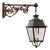 Early 20th Century French Iron and Glass Lantern, Wired for the USA For Sale