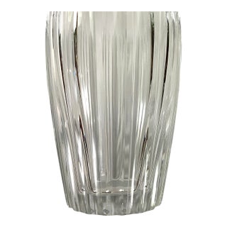 Baccarat-“Acropole”-10 Inch Tall Vase -Meticulously Handcrafted in Northern France For Sale