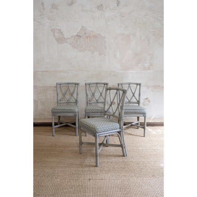 Wood San Francisco Chairs from McGuire, 1970s, Set of 4 For Sale - Image 7 of 7