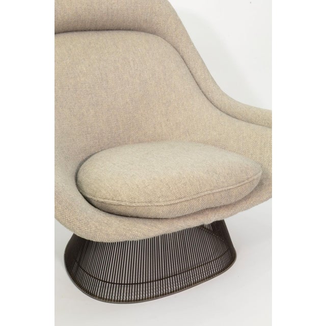 Warren Platner for Knoll Mid Century Lounge Chair and Ottoman For Sale - Image 9 of 10