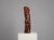 A beautifully carved abstract wood sculpture from the 1970s, executed in solid tropical hardwood. The composition is built...
