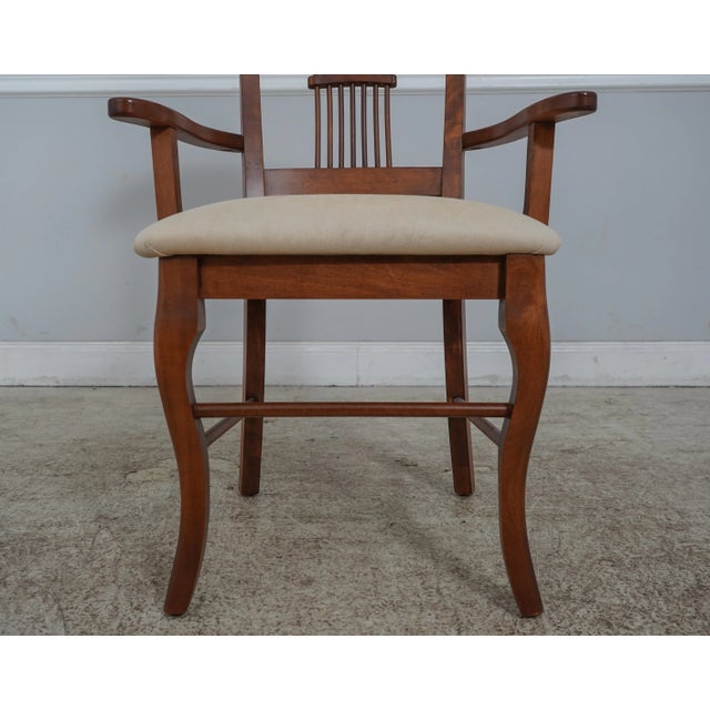 Maple Wheat Back Occasional Armchair For Sale In Philadelphia - Image 6 of 12