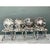 Mid-Century Modern Vintage Francois Carre Sunburst Garden Chairs - Set of Eight For Sale - Image 3 of 12