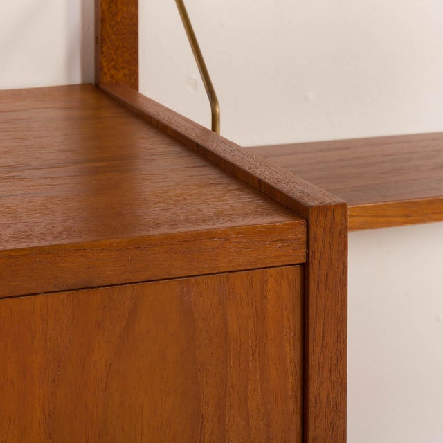 PS System Shelving Unit with Vinyl Records Cabinet from Preben Sorensen, Randers, Denmark, 1960s For Sale - Image 12 of 18