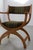 Danish Kurul Armchair in Oak and Striped Green Upholstery by Henning Kjærnulf, 1960s For Sale - Image 6 of 18