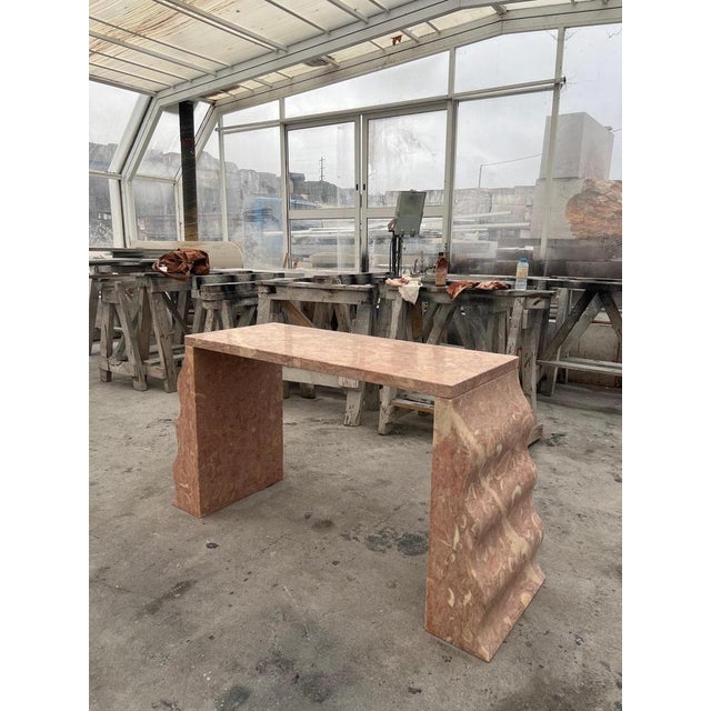 Stone Sculptural Stone Desk by My Habitat Design For Sale - Image 7 of 10