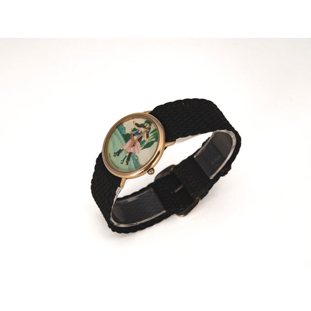 Boho Chic Vintage Swiss Watch with Marienbad Roller Skating Motif from Breil, 1950s For Sale - Image 3 of 18