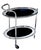 Black Art Deco Chrome and Black Mirror Drinks Trolley, 1930s For Sale - Image 8 of 8