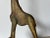 70"s Vintage Art Handmade Solid Brass Giraffe Sculpture/ Sold For Sale - Image 11 of 13