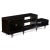 1950s Edward Wormley Dunbar 4-Piece Black Lacquer Asian Modern Modular Credenza For Sale - Image 5 of 13