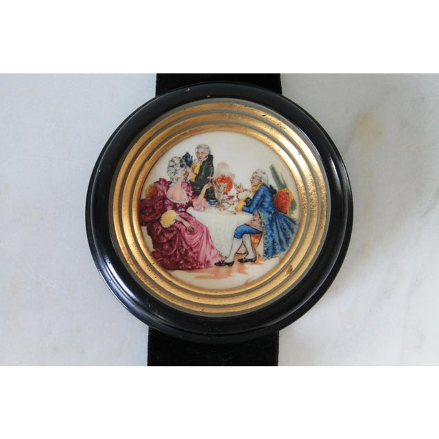 Vintage French-Style Porcelain Wall Hangings - A Pair For Sale In Milwaukee - Image 6 of 10
