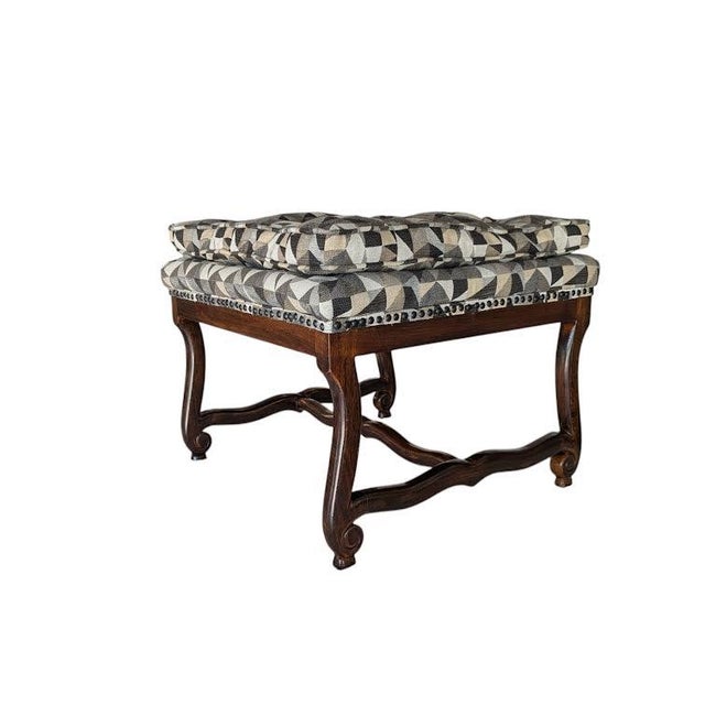 Mid 20th Century Vintage Marco Mfg. San Francisco Custom Lounge Chair & Ottoman For Sale - Image 5 of 6