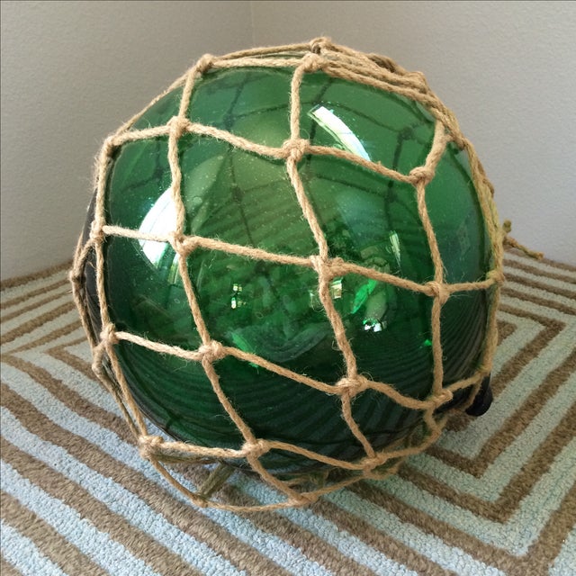 Vintage Large Glass Fishing Float Chairish