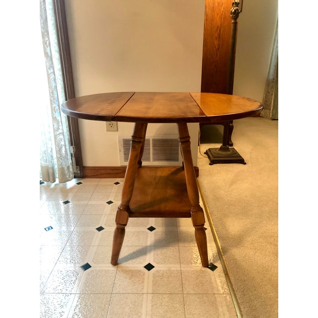 1950s Cushman Colonial Drop Leaf Side Table Chairish