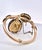 Boho Chic 1960s Rose Gold Bypass Watch With 22ct Sapphire and Diamond Clusters, Uk For Sale - Image 3 of 11