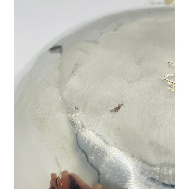 1980s Whimsical Emilia Castillo Water Pitcher in Hammered Silver Finish, Mexico Silver For Sale - Image 18 of 18