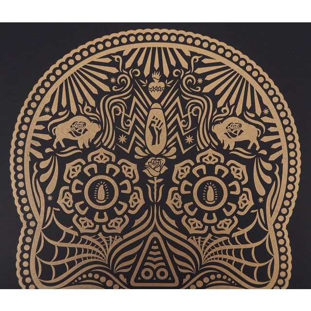 Shepard Fairey, Day of the Dead Calavera, Lithograph For Sale - Image 11 of 12
