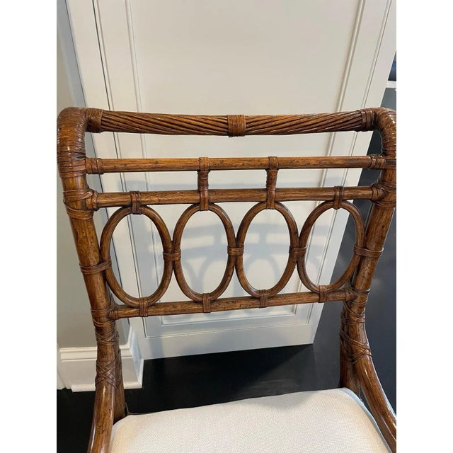 Late 20th Century Bamboo Accent Chair by Henredon For Sale - Image 9 of 9