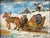 Winter Scene of Couple in a Sleigh by David Burliuk For Sale In Tampa - Image 6 of 8