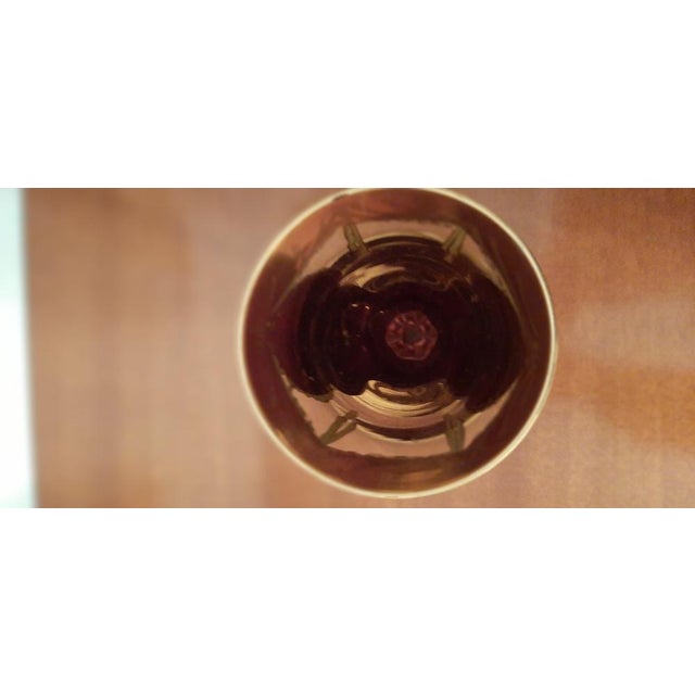 Murano Glass and 24 Karat Gold Goblets, 1970s, Set of 6 For Sale - Image 4 of 9