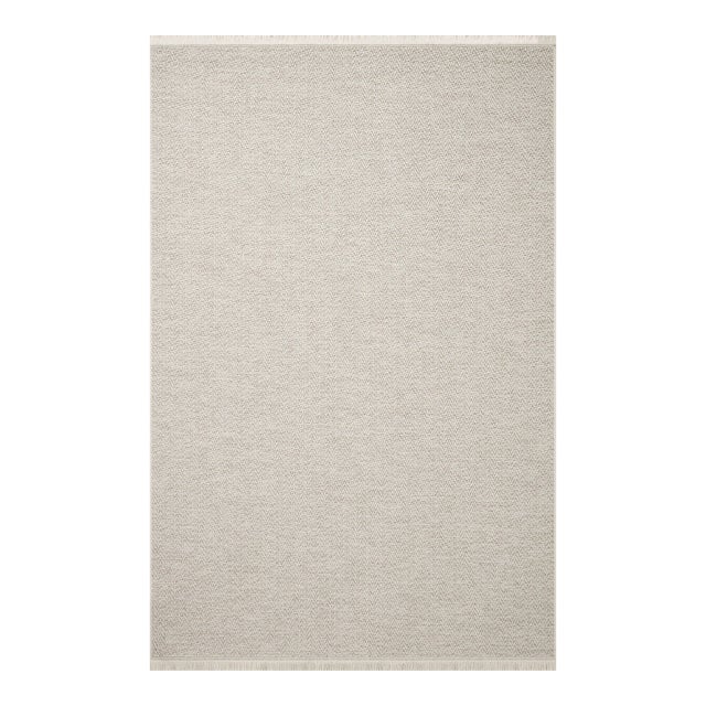 Amber Lewis x Loloi Malibu Ivory / Dove 2'-3" x 7'-7" Runner Rug For Sale