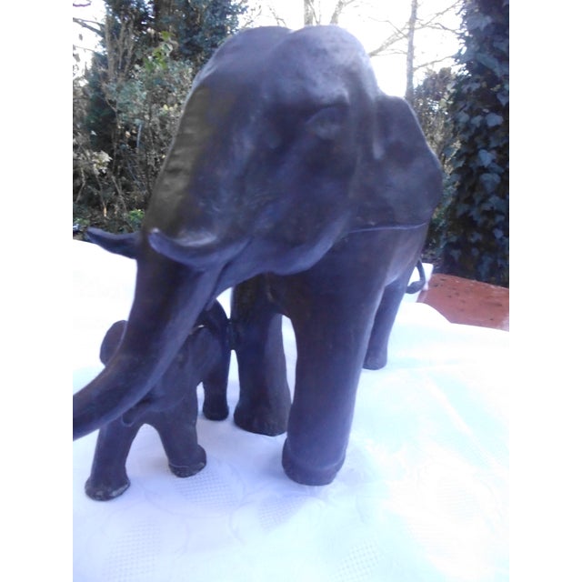Large Elephant Sculpture in Brass, Copper, and Bronze, 1970s For Sale - Image 3 of 18