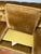 Vintage Hallagan Mfg Company Tufted Gold Velvet Sofa Immaculate condition. A vintage three-seat sofa by Hallagan Mfg....