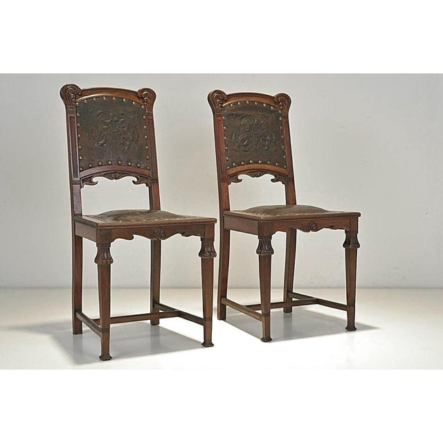 Art Nouveau Chairs, Germany, 1908, Set of 2 For Sale - Image 3 of 16