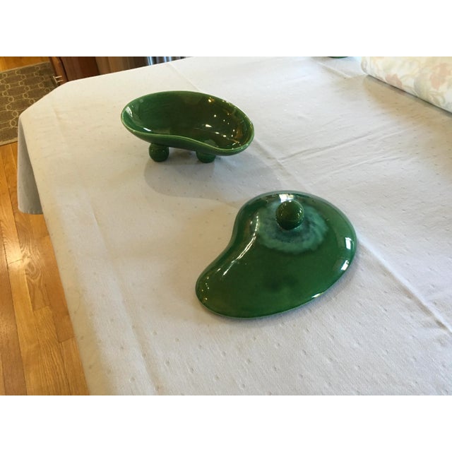 1950s 1950’s Vintage Royal Haeger Torquoise Pottery 4-Piece Set For Sale - Image 5 of 6