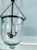 19th Century Anglo-Indian Style Etched Glass Bell Jar Hundi Lantern. For Sale - Image 12 of 12