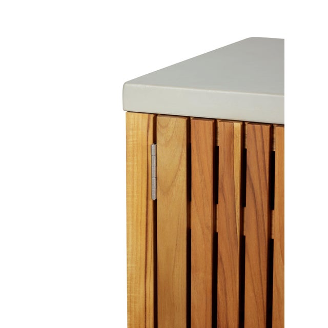 Eclipse Outdoor Solid Teak Wood Cabinet For Sale In Chicago - Image 6 of 11