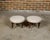 English Pair of English Mahogany Stools with 19th Century Turned Legs on Casters For Sale - Image 3 of 10