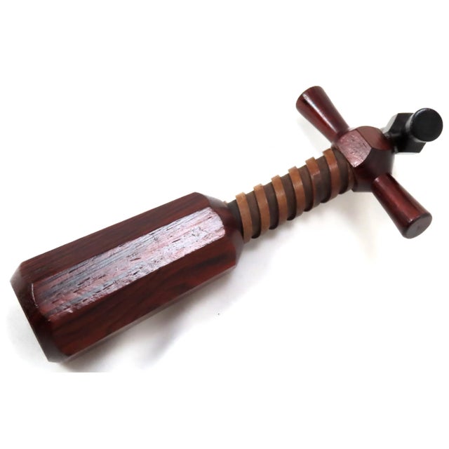 This really is an Great Looking - Very Good Quality Vintage Wine Bottle Corkscrew. Circa Mid 20th Century - Approx. 1960s....