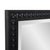 Black Beaded Vanity Mirror - Black For Sale - Image 8 of 11