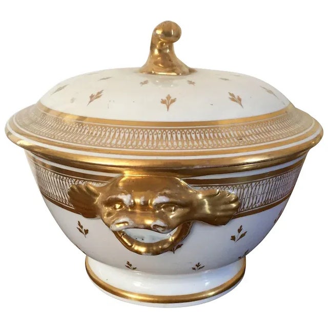 1805 English Regency Coalport Porcelain Round Tureen & Cover For Sale - Image 11 of 11