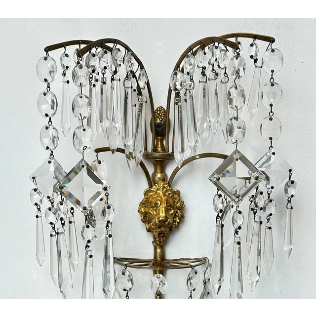 Set of Four 19th Century Baltic Neoclassical Sconces For Sale - Image 4 of 8