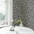 Schumacher Sample - Schumacher Riley Wallpaper in Soft Black For Sale - Image 4 of 5