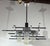 Vintage Abstract Italian Glass & Chrome Chandelier For Sale - Image 10 of 10