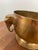 Mid-Century Modern 1970s Brass Bowl With Elephant Head Handles For Sale - Image 3 of 9