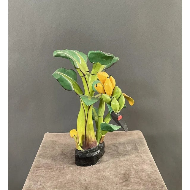 Wood Italian Botanical Sculpture, 1940s For Sale - Image 7 of 11